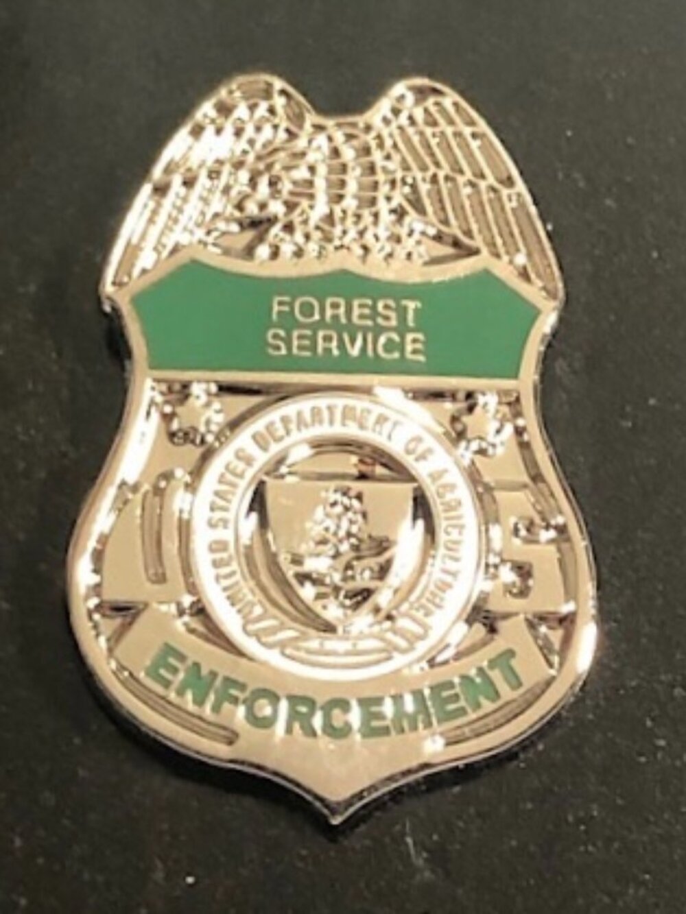 US Forest Service Enforcement Mini Badge Novelty pin